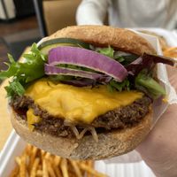 Burgers, Burgers, Burgers 🍔   at Native Foods in Costa Mesa