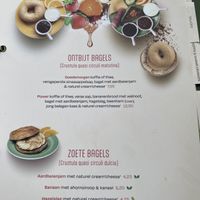 Vegan items market  at Bagels & Beans - Waterlooplein in Amsterdam