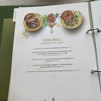 Special bagels  at Bagels & Beans - Waterlooplein in Amsterdam