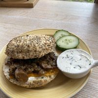 The mushroom one was so good!  at Bagels & Beans - Waterlooplein in Amsterdam