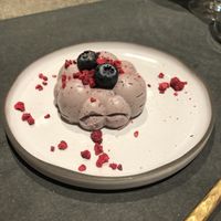 semifreddo al mirtillo  at FITO - Ristorante Vegetale e Cocktail Bar Botanico in Castiglioncello
