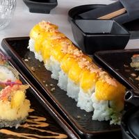 Manhattan roll at Nori in Austin