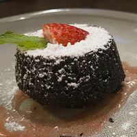 Lava cake   at Nori in Austin