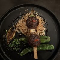Meatball grill  at Nori in Austin