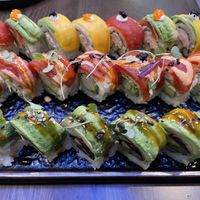 Makis/rolls rainbow, dragon and shiitake   at Nori in Austin