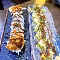 Spider roll and shiitake roll   at Nori in Austin