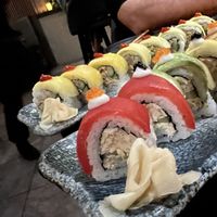 Good choice roll rainbow roll  at Nori in Austin