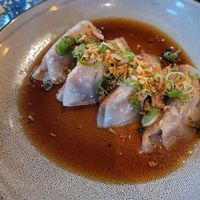 Impossible gyoza at Nori in Austin