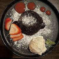 Lava cake!!  at Nori in Austin