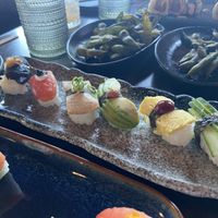 Sushi platter at Nori in Austin