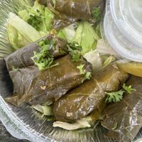 grape leaves  at Little Aladdin in Mansfield