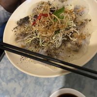Get these dumplings!!! Traditional and seaweed  at Chay Corner in Hue