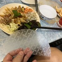 Fresh spring rolls  at Chay Corner in Hue