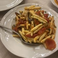 Pasta with tomato and mushroom   at Ristorante Casa Nova in Alberobello