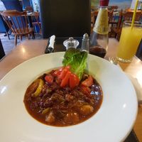 Vegan Bean stew at Kool Runnings Jamaican Restaurant in Inverness