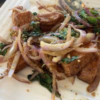 Lemongrass tofu at  Viet Quan in San Francisco