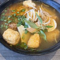 #91 Veggie Spicy Beef Pork RiceNoodle Soup  at  Viet Quan in San Francisco