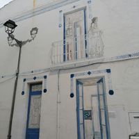 Wall art at Puerto Limon in Palafrugell