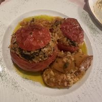   at Ouzeri in Santorini