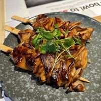 Oyster mushroom skewers  at Wagamama - Valley Centertainment in Sheffield