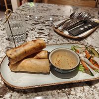 Spring rolls at Taj in Krakow
