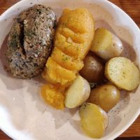 Haggis, neeps and tatties at The Moulin Hotel in Pitlochry