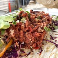 Paso ‘Poke’ bowl. The ‘poke’ is made of tomato. Delicious and creative!    at Soto's True Earth Market in Cambria