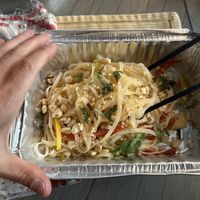 Tofu pad Thai- pretty small  at Abroad in Orleans