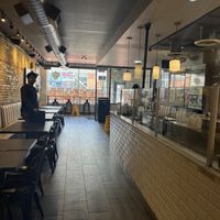 Interior of the restaurant  at Chickpz in London