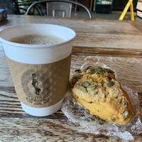 Pumpkin scone of your dreams -so good!  at Diva Espresso - Greenwood Ave N in Seattle