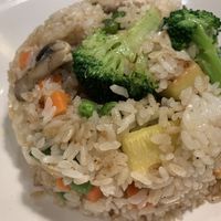 Vegetable fried rice made vegan  at Shiki in Kennewick