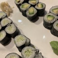 Avocado and cucumber rolls    at Shiki in Kennewick