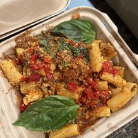 Spicy “Wild Boar” Ragu Rigatoni  at Fair Game in Austin