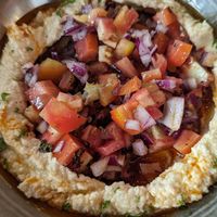 Regular hummus at Lula Casco in Panama City