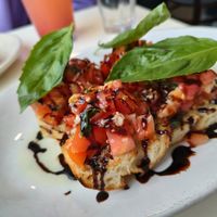 Delicious bruschetta - Vegan at La Spiaggia Ristorante in Ocean Shores
