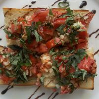 bruschetta at La Spiaggia Ristorante in Ocean Shores