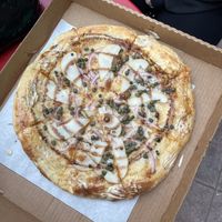 The entranced pizza   at Jug Band Coffee and Tea in Long Beach