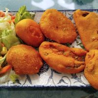 Pakora at Taj Mahal in San Fernando