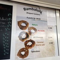 Menu donuts   at Le Tunisien de Calais in Calais