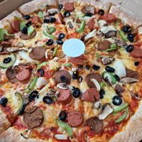 The vegan works at Papa John's in Slough