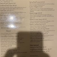 Quite spendy.   at Sawadee Thai in Miami Beach