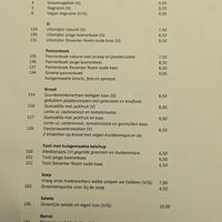 Menu July 2023 at Volkshuis Deventer in Deventer