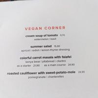 They have a fully vegan menu now. July 2023. at Pier69 Hafenrestaurant in Bregenz