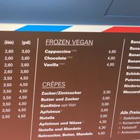 Vegan frozen drinks   at Coffreez  in Mannheim