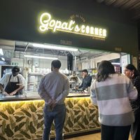  at Gopal's Corner in East London