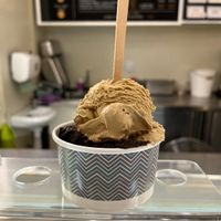 Vegan espresso & chocolate   at Lodziarnia Rinella Gelato in Krakow