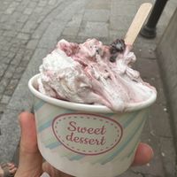   at Lodziarnia Rinella Gelato in Krakow