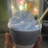 Vegan vanilla gelatoo  at Lodziarnia Rinella Gelato in Krakow