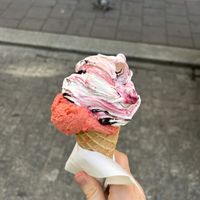   at Lodziarnia Rinella Gelato in Krakow