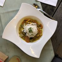 The veg curry.  at Gasthof zur Traube in Grein